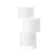 英國LSA 堆疊藝術花器 (霧白、高26公分)-TD03