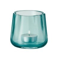 英國LSA 手揉玻璃花器 (湖水、高8公分)-LG11