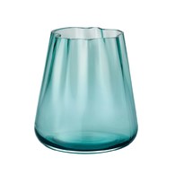英國LSA 手揉玻璃花器 (湖水、高18.5公分)-LG13
