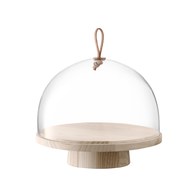 英國LSA 皮把手木底點心盅 (高23公分)-IV12