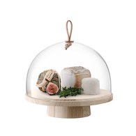 英國LSA 皮把手木底點心盅 (高23公分)-IV12