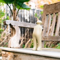 比利時Gardeco藝術擺飾 經典觀賞者 (茶綠、高23公分)