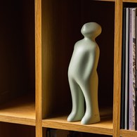 比利時Gardeco藝術擺飾 經典觀賞者 (奶綠、高24公分)