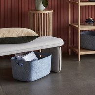 丹麥Hubsch 布列派皮長凳