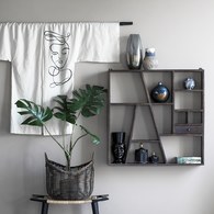 丹麥Lene Bjerre 原木切割造型壁掛層架