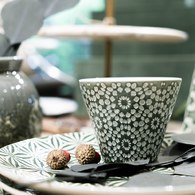 丹麥Lene Bjerre 月桂花環餐碗 (直徑10x8公分)