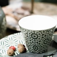 丹麥Lene Bjerre 月桂花環餐碗 (直徑10x8公分)