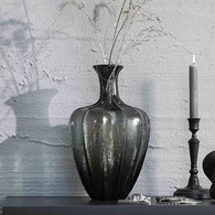 丹麥Lene Bjerre 煙灰泡沫水瓶花器 (高34.5公分)