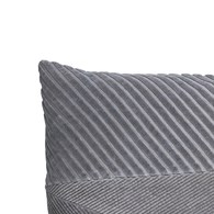 丹麥Lene Bjerre 紳士斜紋短絨靠枕 (灰、60x40公分)