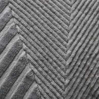 丹麥Lene Bjerre 紳士斜紋短絨靠枕 (灰、60x40公分)