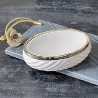 丹麥Lene Bjerre 極簡人字紋肥皂碟 (金)