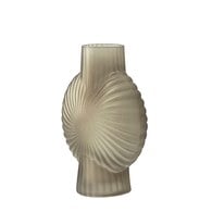 丹麥Lene Bjerre 漩渦螺紋玻璃花器 (高20.5公分)