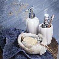 丹麥LeneBjerre 極簡弧線洗手乳罐 (白)