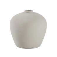 丹麥Lene Bjerre 質樸陶作窄口花器 L (灰、高38公分)