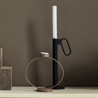 丹麥Nordal 橢圓框工業風支架燭台