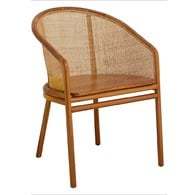 丹麥Nordal Mosso全包覆柚木設計單椅 (淺棕)