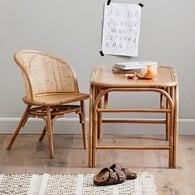 丹麥Nordal Bali兒童藤編包背單椅