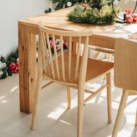 丹麥Tolv Requin 鏤空椅背單椅 (橡木)