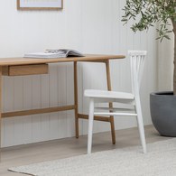 丹麥Tolv Requin 鏤空椅背單椅 (白)