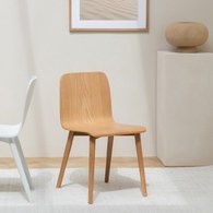 丹麥Tolv Tami 簡約L型單椅 (橡木)