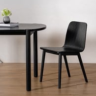 丹麥Tolv Tami 簡約L型單椅 (黑)