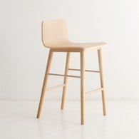 丹麥Tolv Tami 簡約L型高腳吧台椅 (橡木)