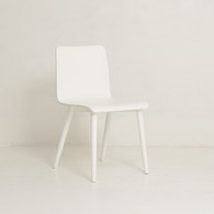 丹麥Tolv 簡約L型單椅 (白)