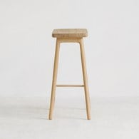 丹麥Tolv Odd 微波浪吧台椅 (橡木)