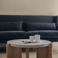 丹麥Tolv 北歐優雅扶手三人沙發 (深藍)