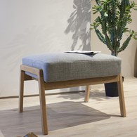 丹麥Tolv 北歐休閒布面椅凳 (灰)