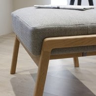 丹麥Tolv 北歐休閒布面椅凳 (灰)