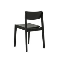 丹麥Tolv Poise典藏實木可堆疊單椅(墨黑)