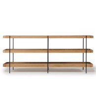 丹麥Tolv Humla 立體邊緣多層置物展架 (橡木)