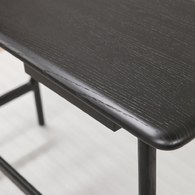 丹麥Tolv Author北歐寧靜書桌 (黑、長100公分)