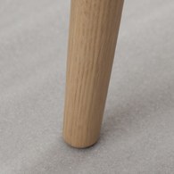 丹麥Tolv Puddle圓弧流線型單椅 (橡木)