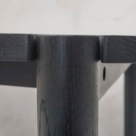 丹麥Tolv Cove橢圓型膠囊餐桌 (黑)