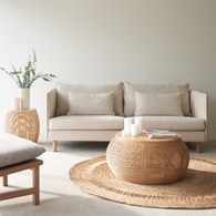 丹麥Tolv Weekend北歐假日風情沙發 (米、190公分)