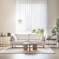 丹麥Tolv Weekend北歐假日風情沙發 (米、190公分)