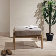 丹麥Tolv 北歐休閒布面椅凳 (米)