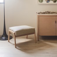 丹麥Tolv 北歐休閒布面椅凳 (米)