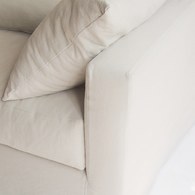 丹麥Tolv Sloopy自由氣息法式三人沙發(象牙白)