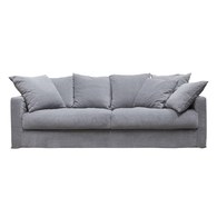 丹麥Tolv Sloopy自由氣息法式3.5人沙發 (暖灰)