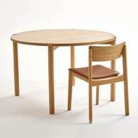 丹麥Tolv Cove圓形糖錠餐桌 (橡木、120公分)