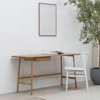 丹麥Tolv Author北歐寧靜書桌 (橡木、長150公分)