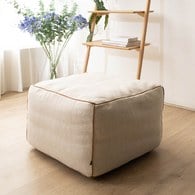 丹麥Tolv 假日沙發豆腐凳 (米)