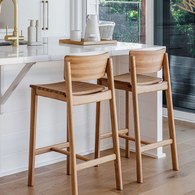 丹麥Tolv Poise典藏實木吧台椅(橡木)