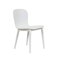 丹麥Tolv Puddle圓弧流線型單椅 (白)