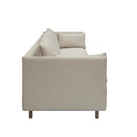 丹麥Tolv Weekend北歐假日風情沙發 (棉麻米、190公分)