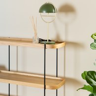 丹麥Tolv Humla 立體邊緣多層置物展架 (橡木、高135 公分)