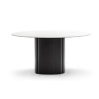 丹麥Tolv 塔拉大理石圓桌 (黑、直徑125公分)